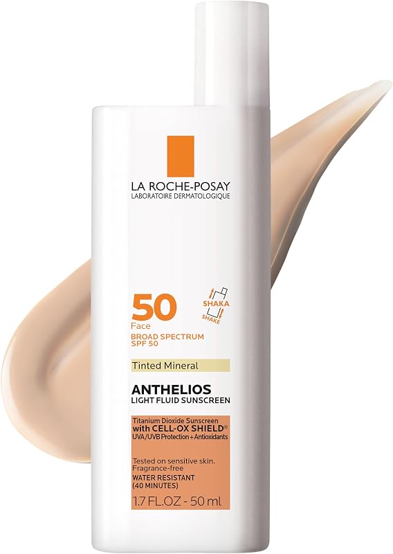 Anthelios Mineral Light Fluid Sunscreen for Face in 5…
