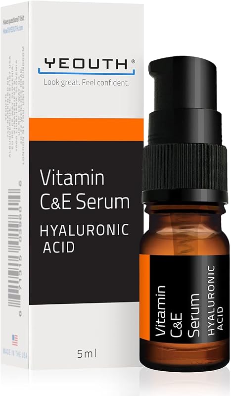C Serum for Face with Hyaluronic Acid, Anti Aging…