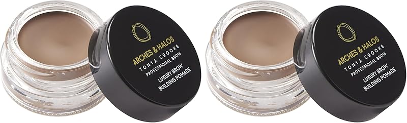 and Halos Luxury Brow Building Pomade - Warm Brown -…