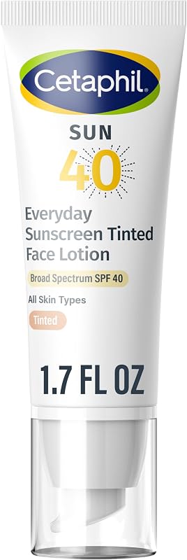 Tinted Mineral Face Sunscreen, SPF 40, Sensitive Skin,…