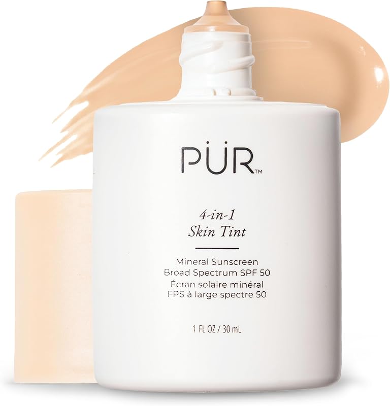 MINERALS Tinted Sunscreen for Face, 4-in-1 Skin Tint -…