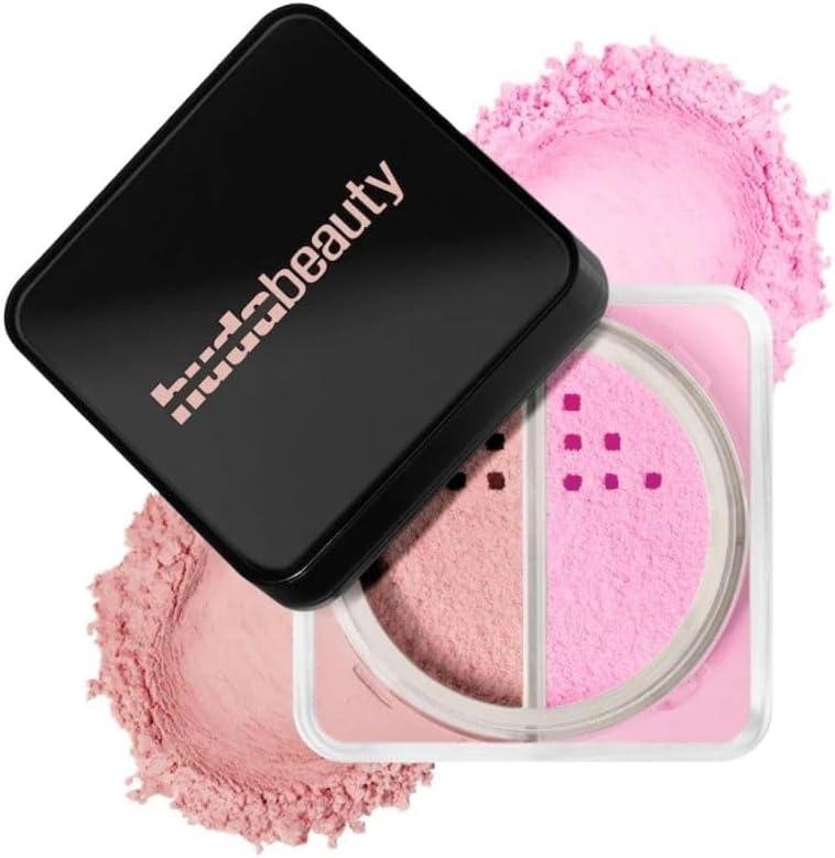 Loose Baking and Setting Powder for Face Makeup, Pink…
